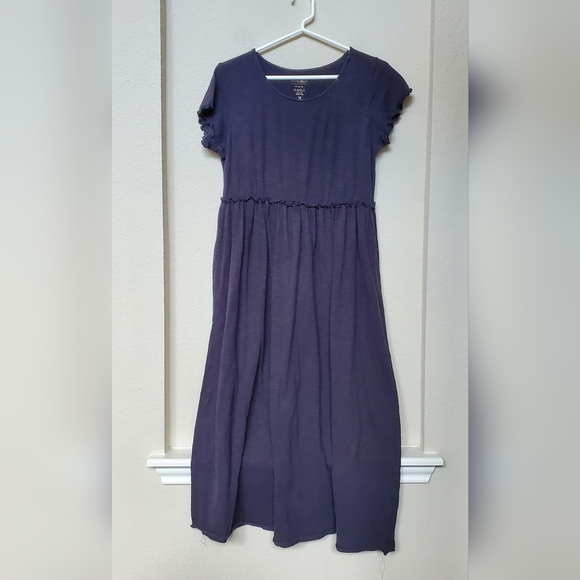 NATURAL LIFE Dresses & Skirts - NATURAL LIFE Dark Gray Mid Gathered Dress.  Size Medium